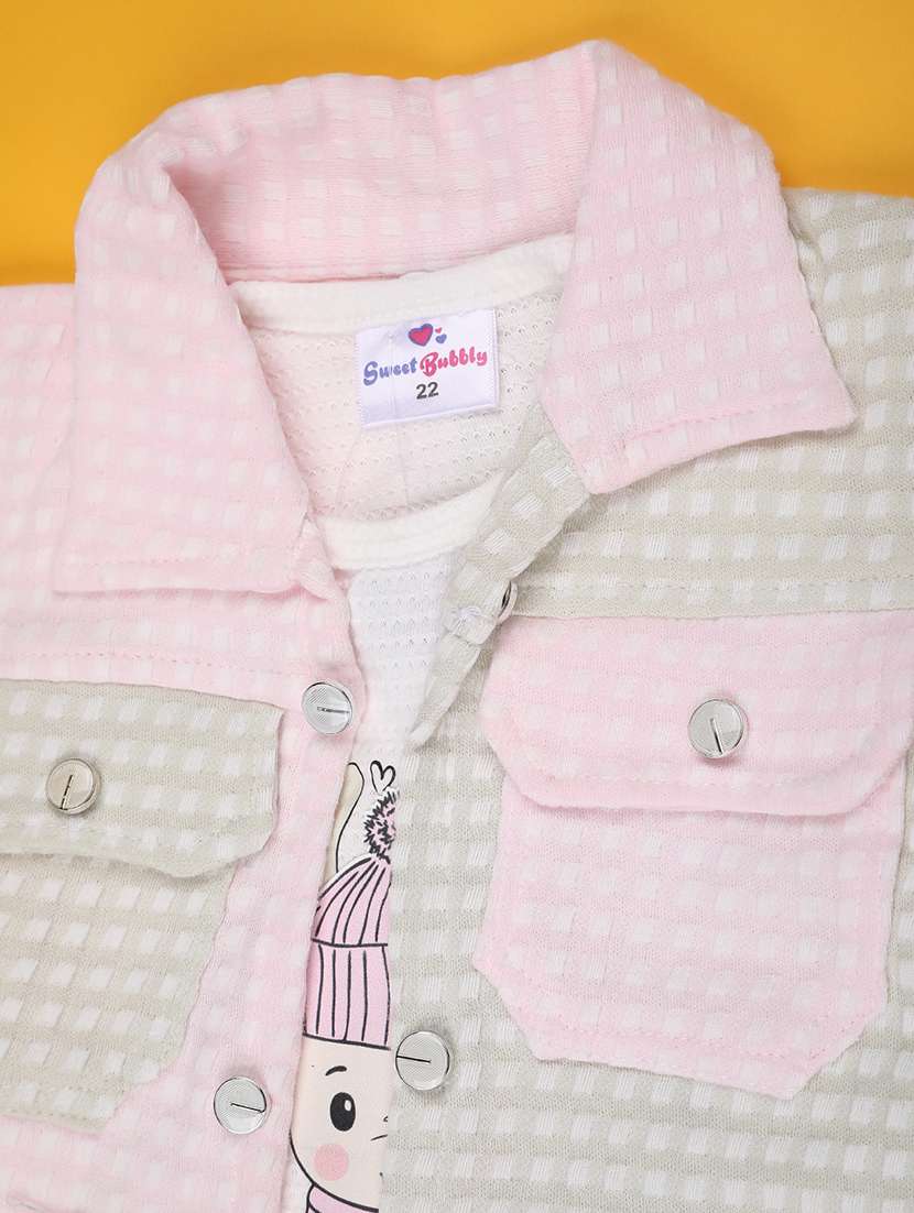 pink cotton twin sets & jump suit - 22357324 -  Standard Image - 3
