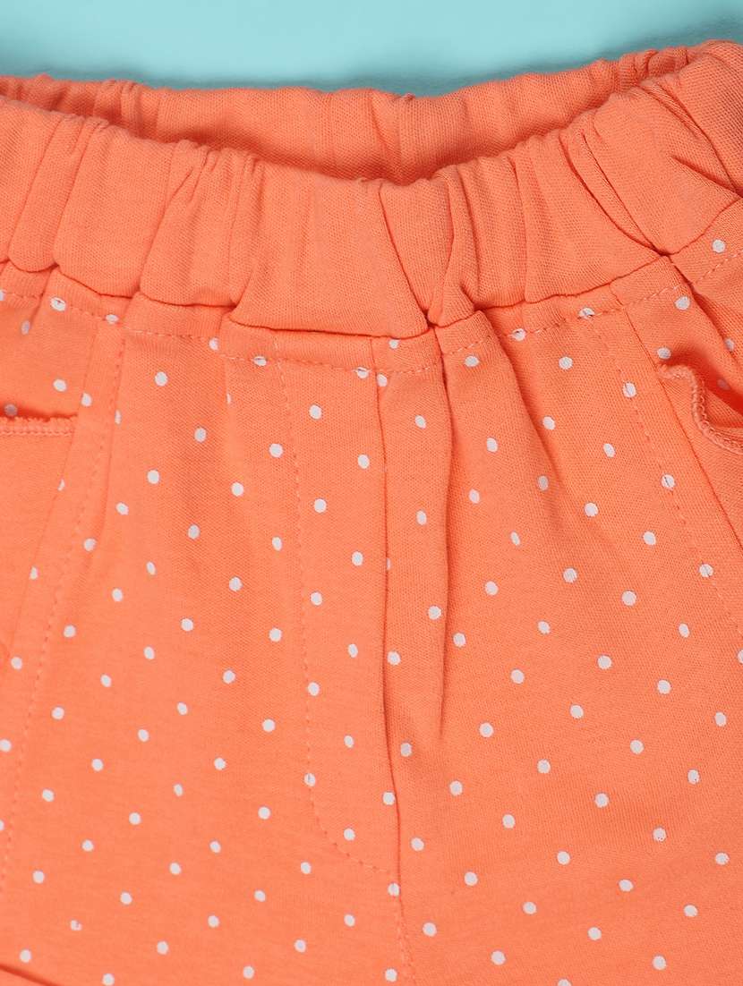 orange cotton combo infant twin set - 22357373 -  Standard Image - 5