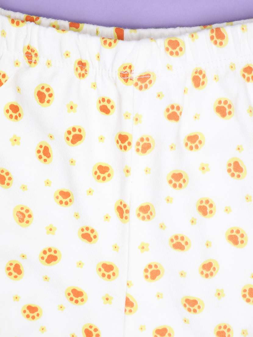 yellow cotton combo infant twin set - 22357382 -  Standard Image - 5