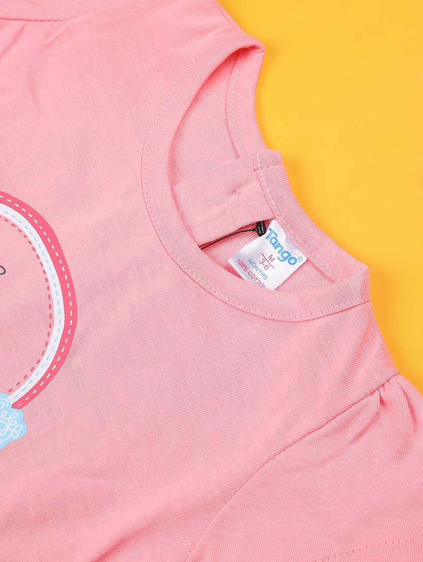 pink cotton combo infant twin set - 22357386 -  Standard Image - 3