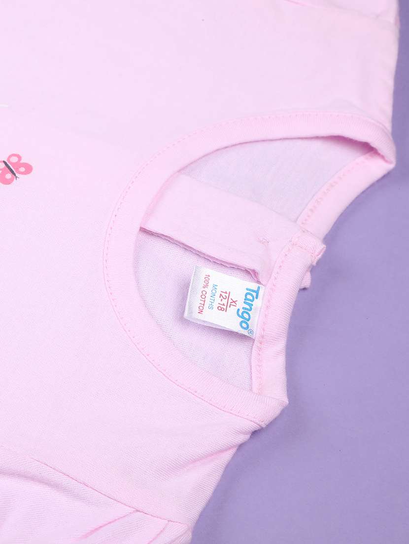 pink cotton combo infant twin set - 22357403 -  Standard Image - 5