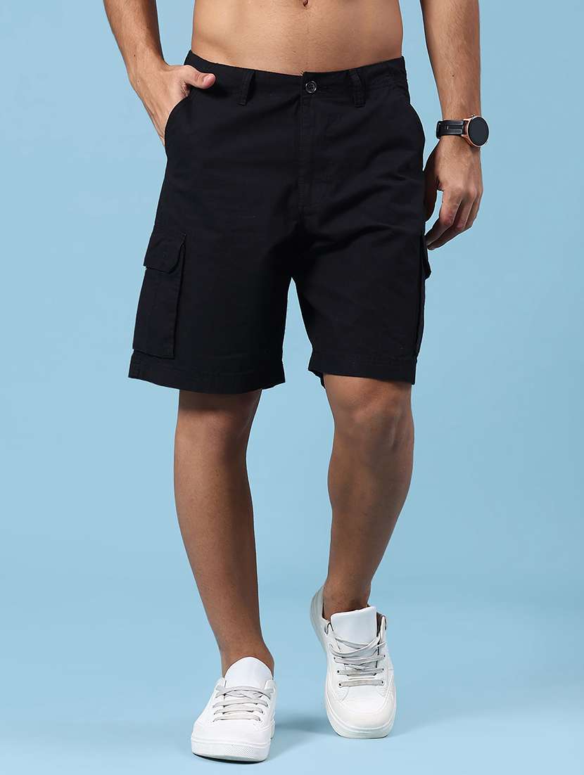 black cotton  short