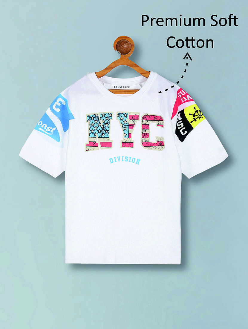 boys pack of 2 printed short sleeve t-shirt - 22357495 -  Standard Image - 3