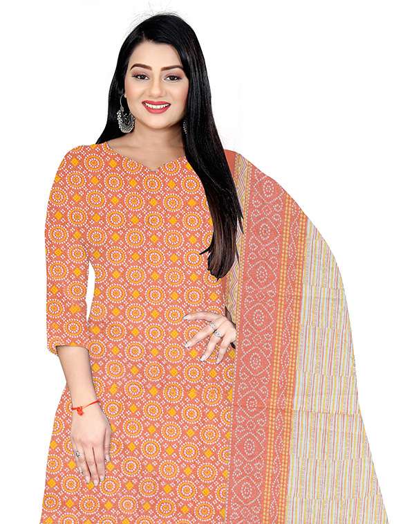women printed unstitched suit set - 22357748 -  Standard Image - 3