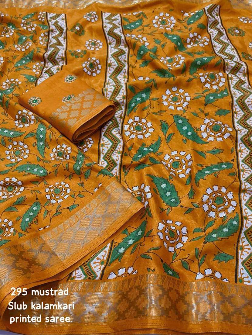 women printed casual wear saree with blouse - 22358008 -  Standard Image - 3