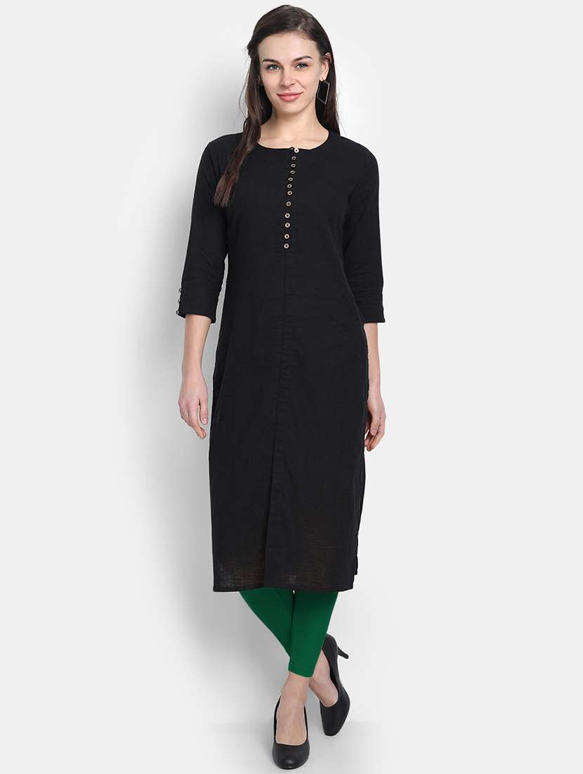 Women Solid Mid Rise Legging - 22358116 -  Standard Image - 3