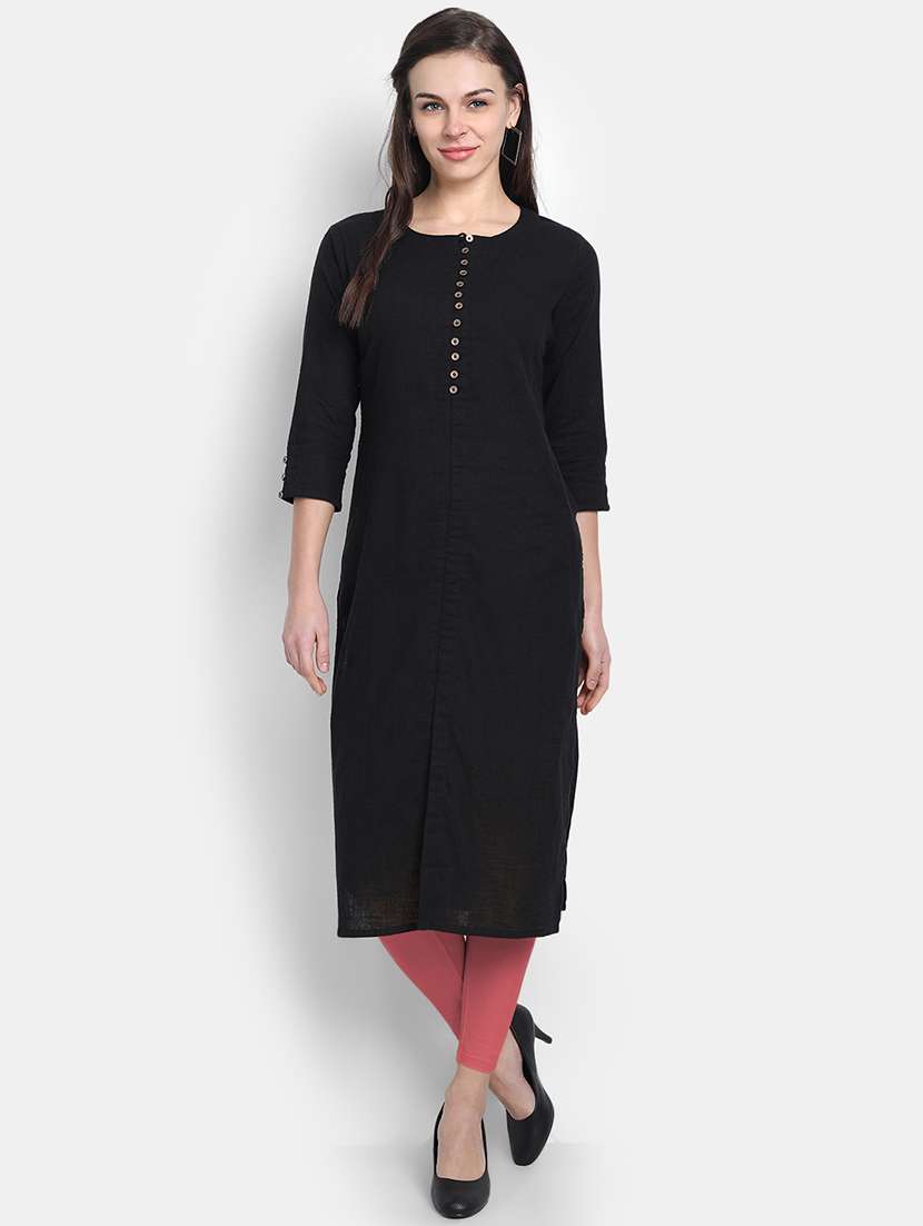 women solid mid rise legging - 22358128 -  Standard Image - 3