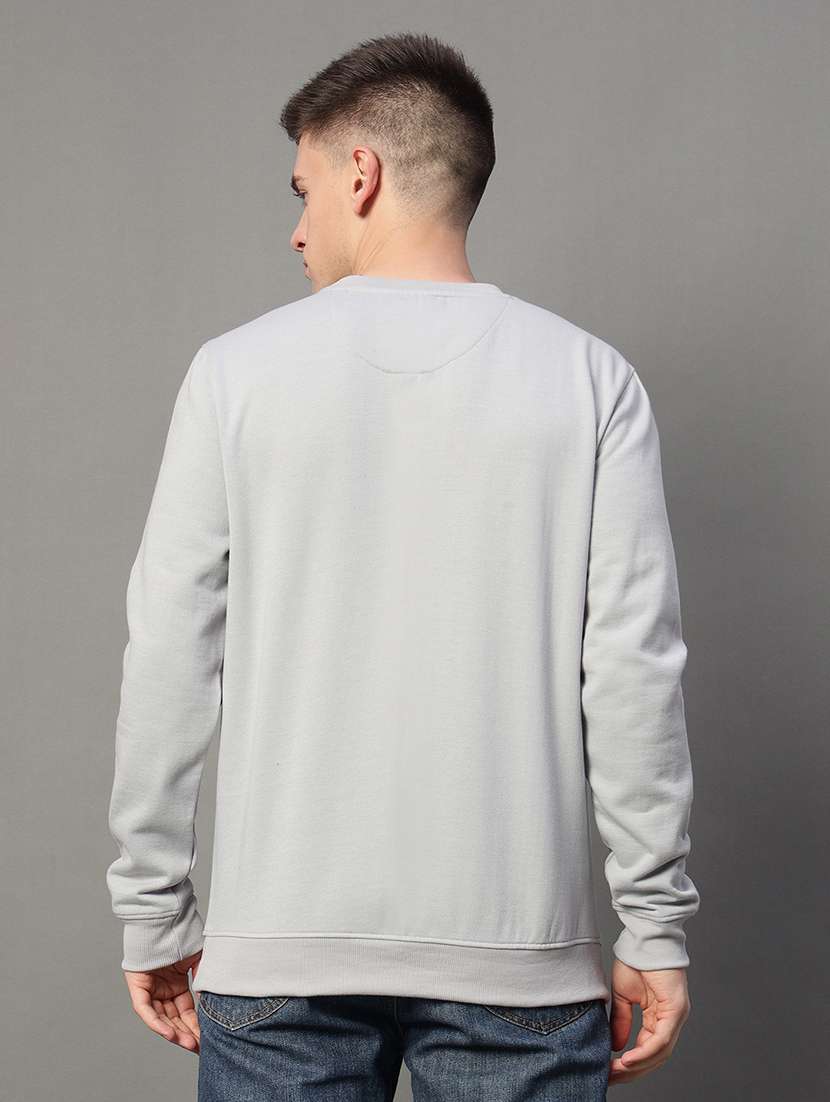 men typographic long sleeve regular fit sweatshirt - 22358245 -  Standard Image - 3