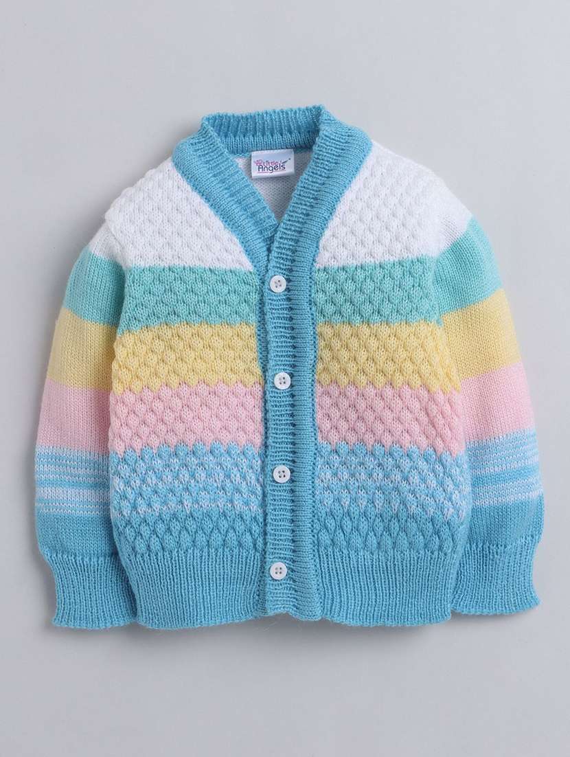 kids self designed sweater with woolen scoks & cap - 22358610 -  Standard Image - 3