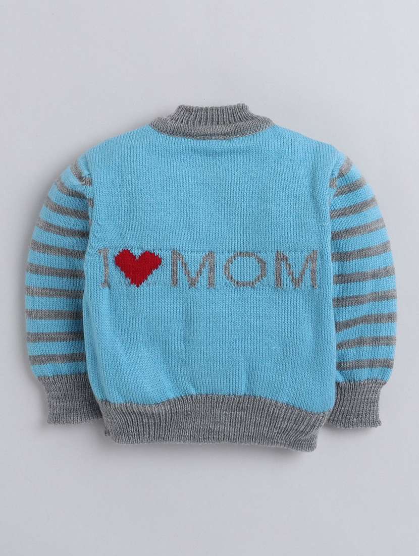 kids self designed sweater with woolen scoks & cap - 22358612 -  Standard Image - 3