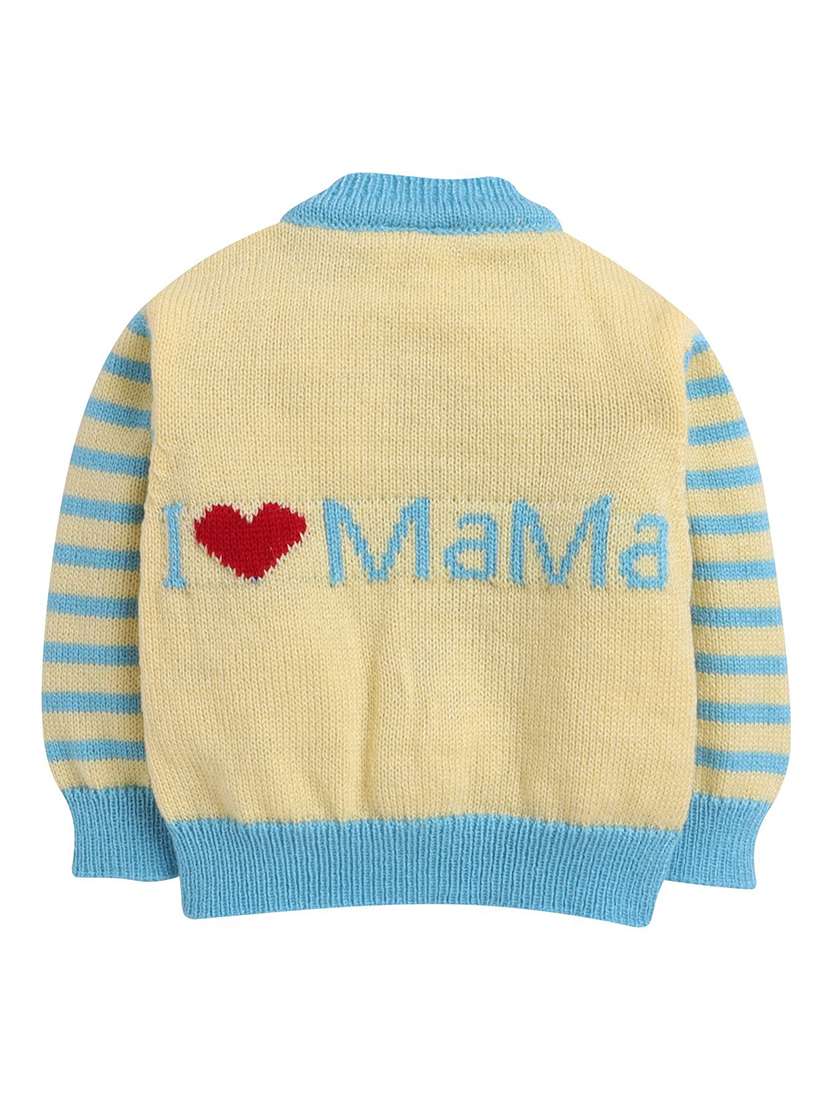 kids self designed sweater with woolen scoks & cap - 22358613 -  Standard Image - 3