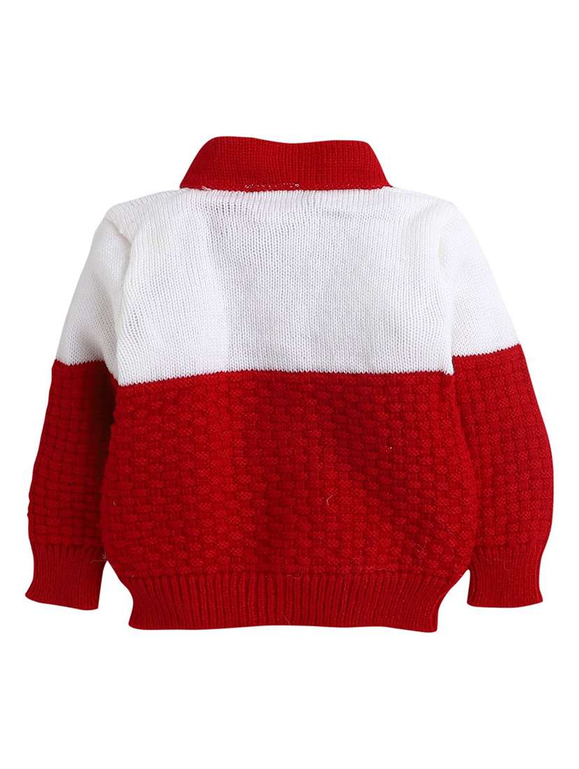 boys color blocked sweater with cap and socks - 22358622 -  Standard Image - 3