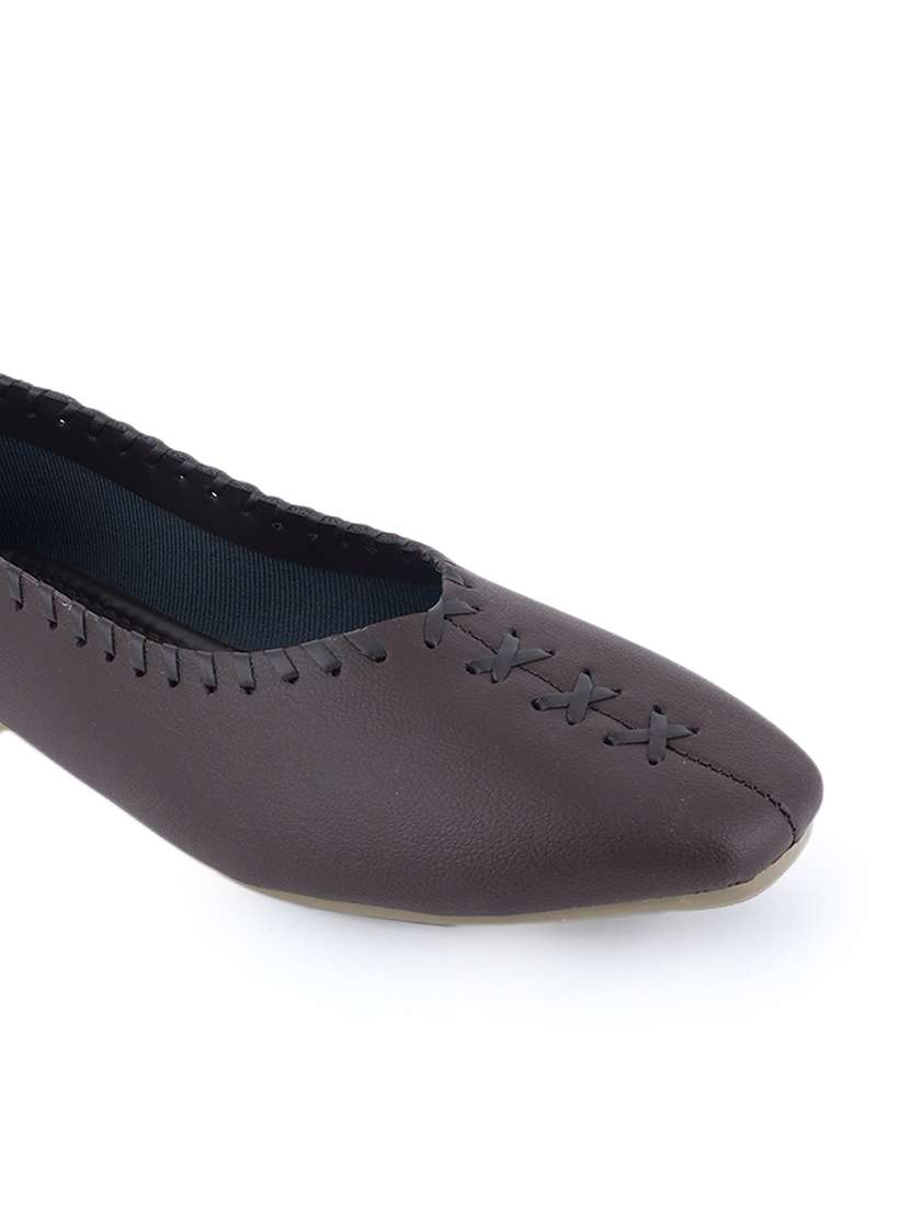 Women Solid Slip On Ballerina - 22358729 -  Standard Image - 3
