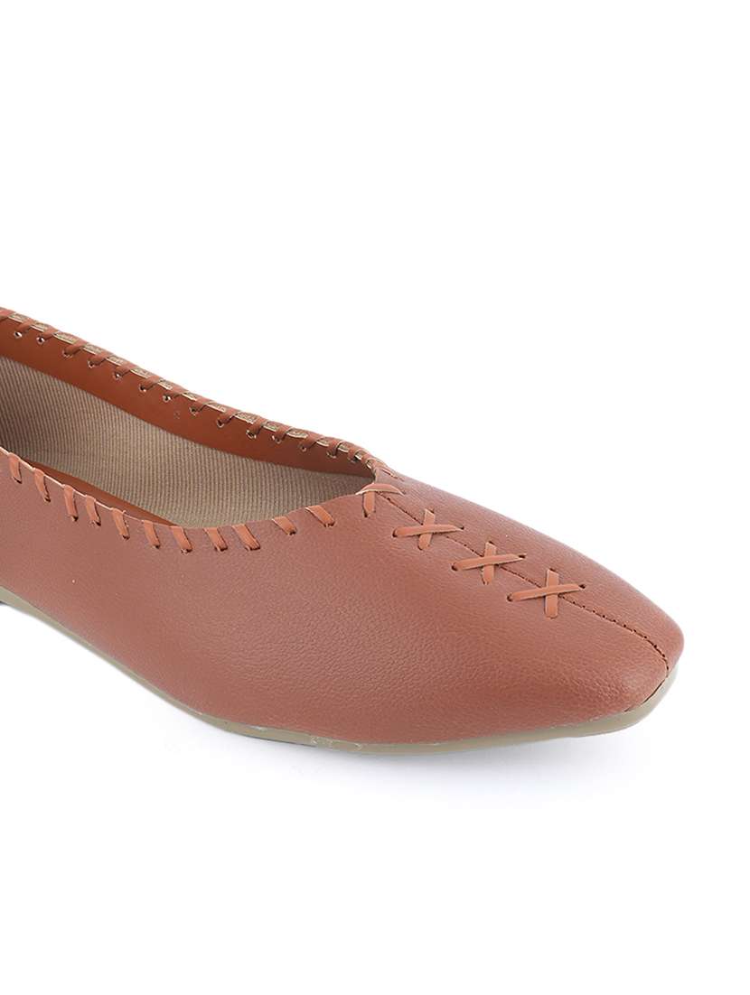 women solid slip on ballerina - 22358733 -  Standard Image - 3