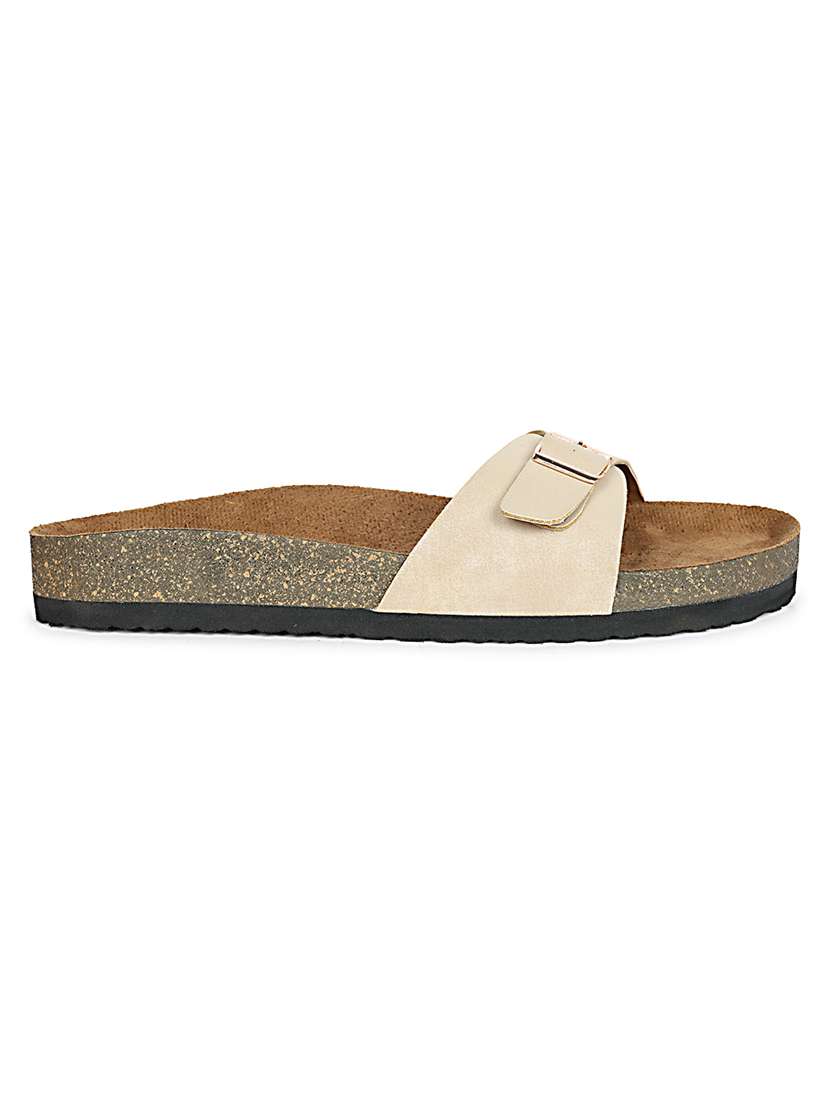 women solid slip on sandals - 22358783 -  Standard Image - 3