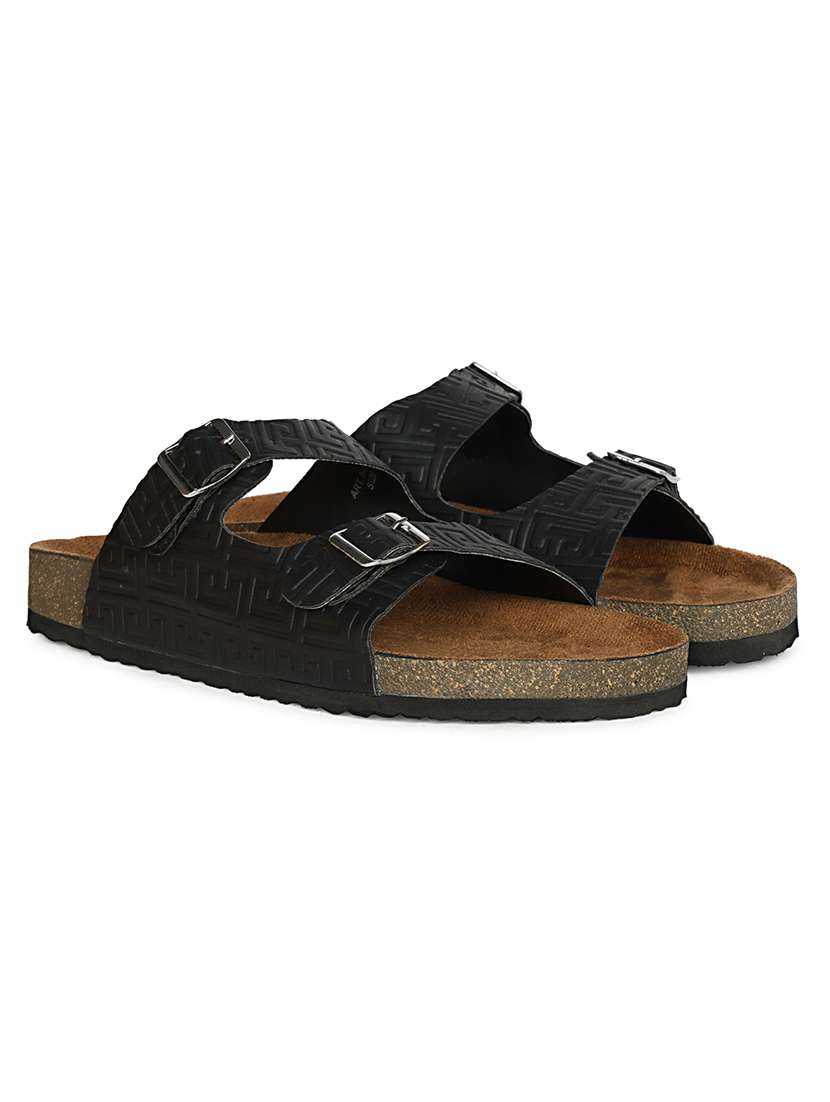 women solid slip on sandals - 22358788 -  Standard Image - 3