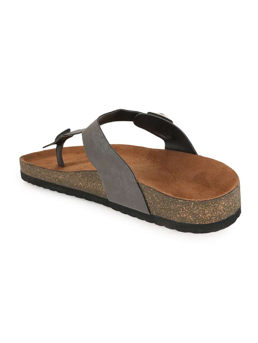 women solid slip on sandals - 22358799 -  Standard Image - 3