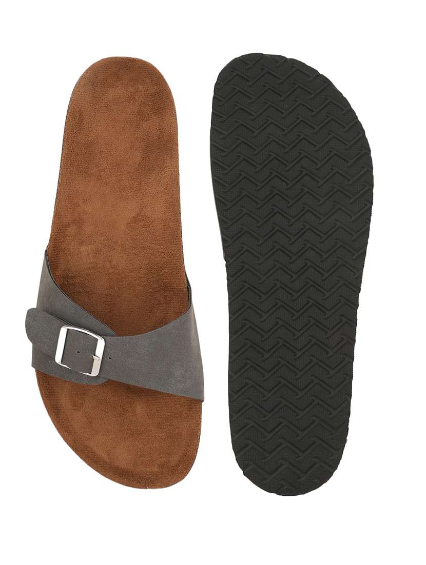 women solid slip on sandals - 22358805 -  Standard Image - 3