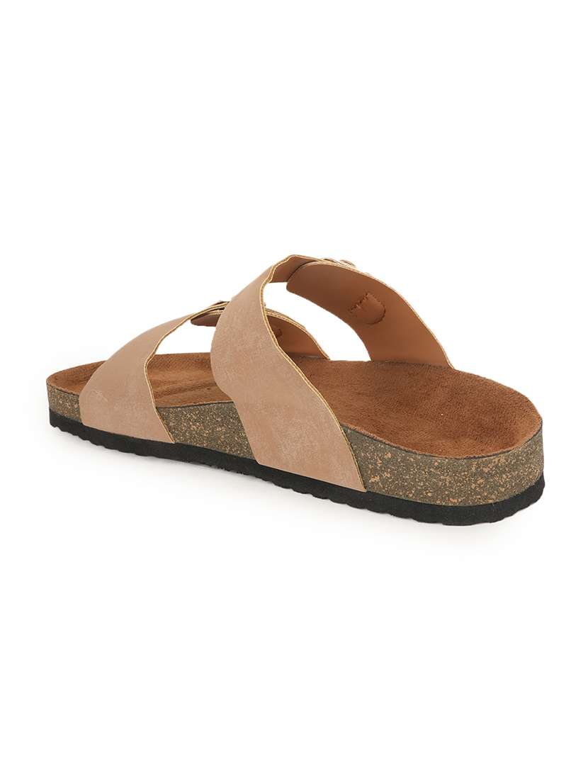 women solid slip on sandals - 22358807 -  Standard Image - 3