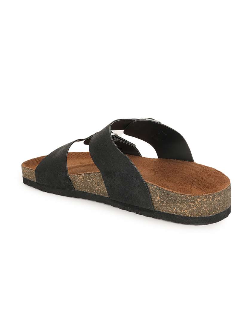 women solid slip on sandals - 22358808 -  Standard Image - 3