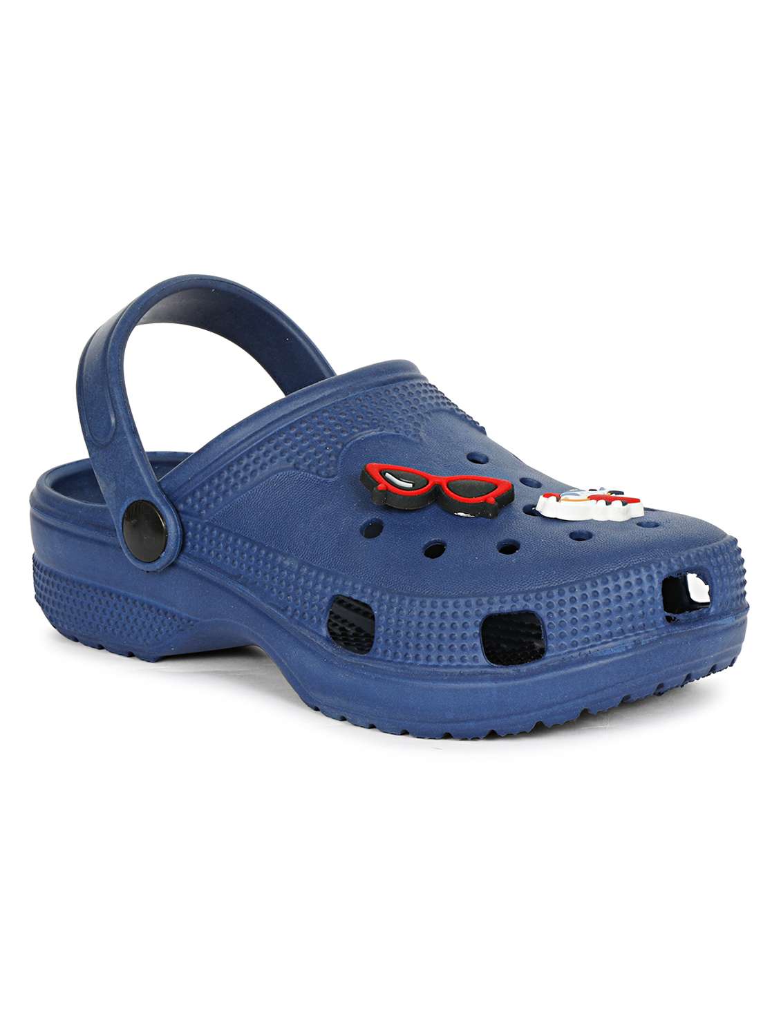 boys blue solid clog