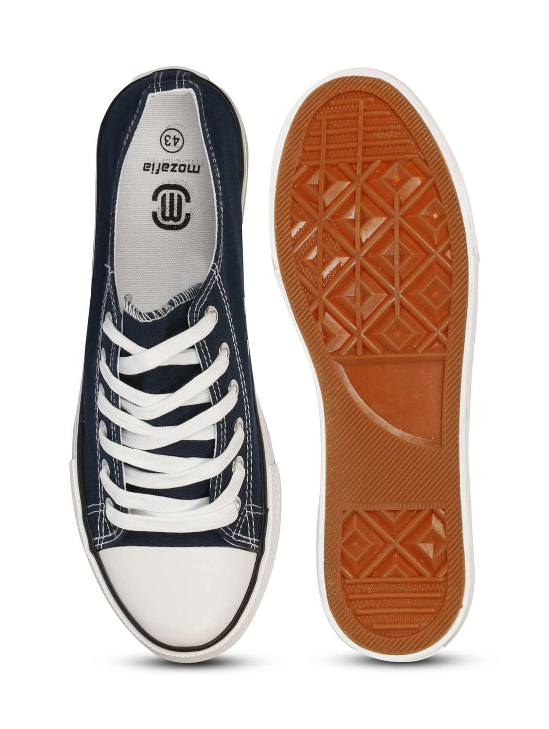 men solid lace up sneaker - 22358830 -  Standard Image - 5