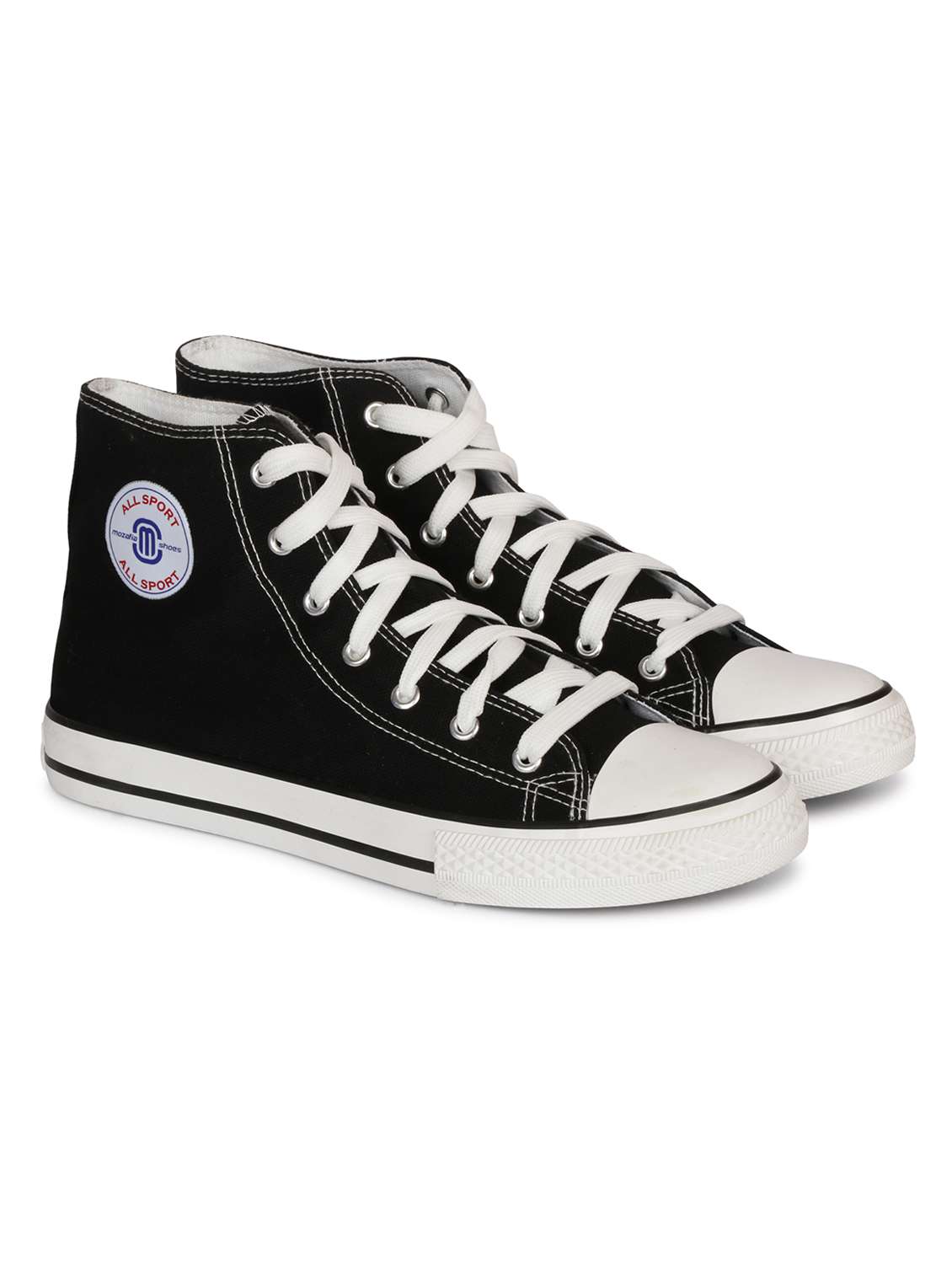 women solid high ankle lace-up sneaker - 22358838 -  Standard Image - 3