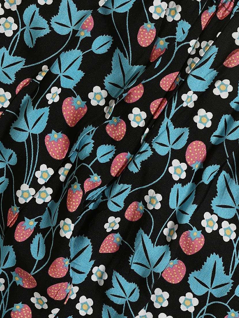 black cotton blend palazzo trouser - 22358892 -  Standard Image - 3