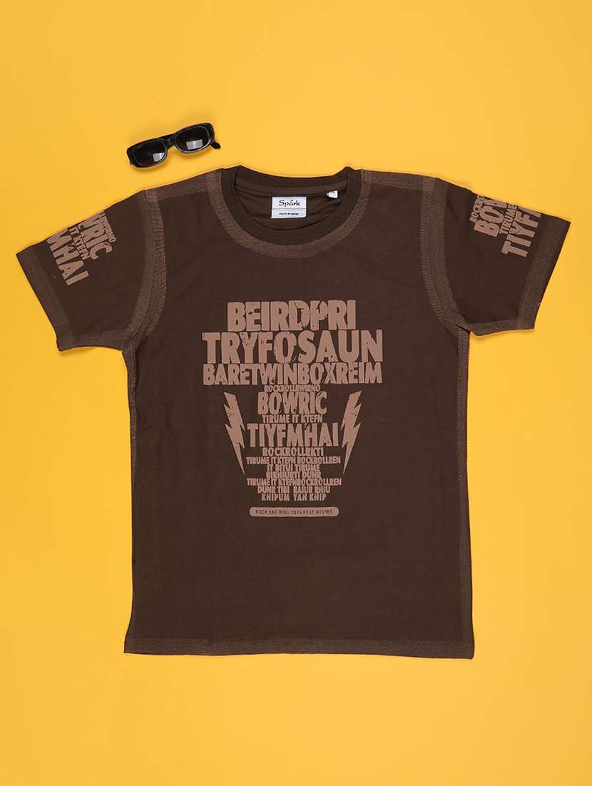 boys printed short sleeve t-shirt