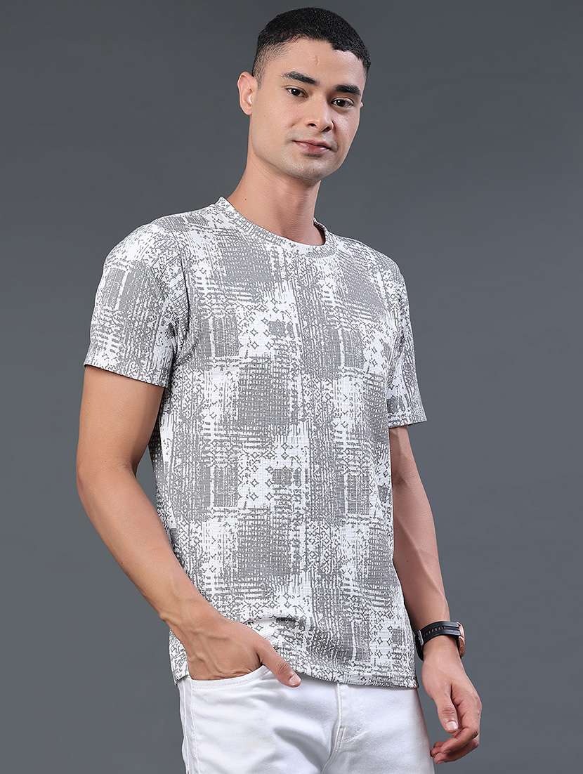 men printed short sleeve regular fit t-shirt - 22359242 -  Standard Image - 3