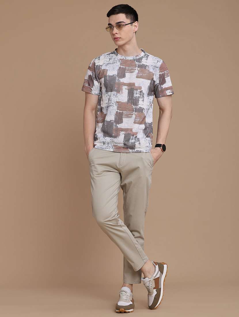 men printed short sleeve regular fit t-shirt - 22359245 -  Standard Image - 5