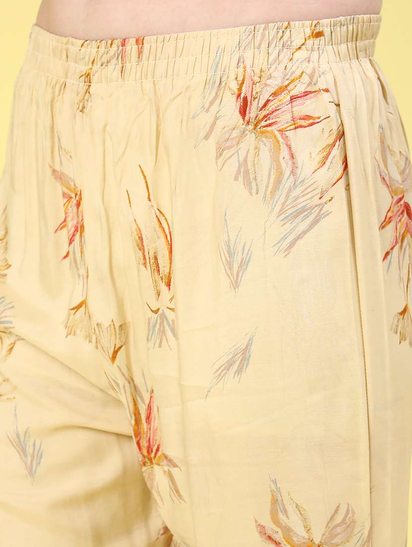 Yellow Cotton Coord Set - 22359247 -  Standard Image - 5
