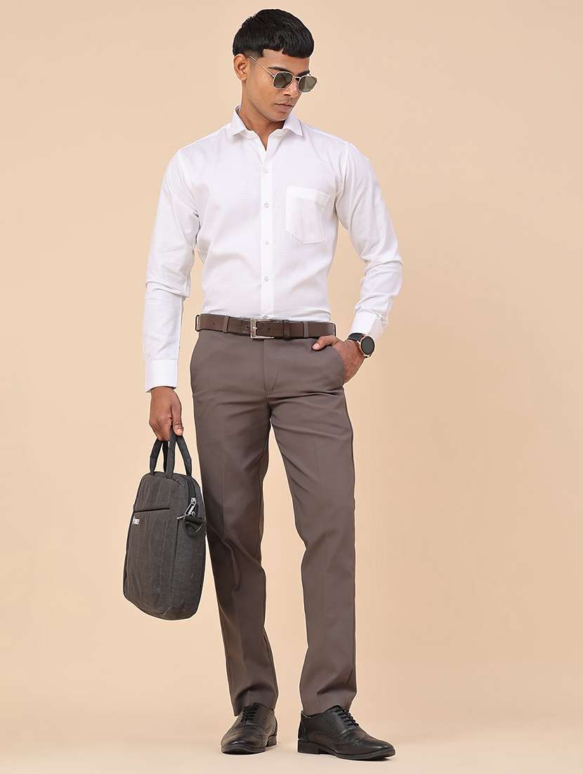 white cotton formal shirt - 22359268 -  Standard Image - 5