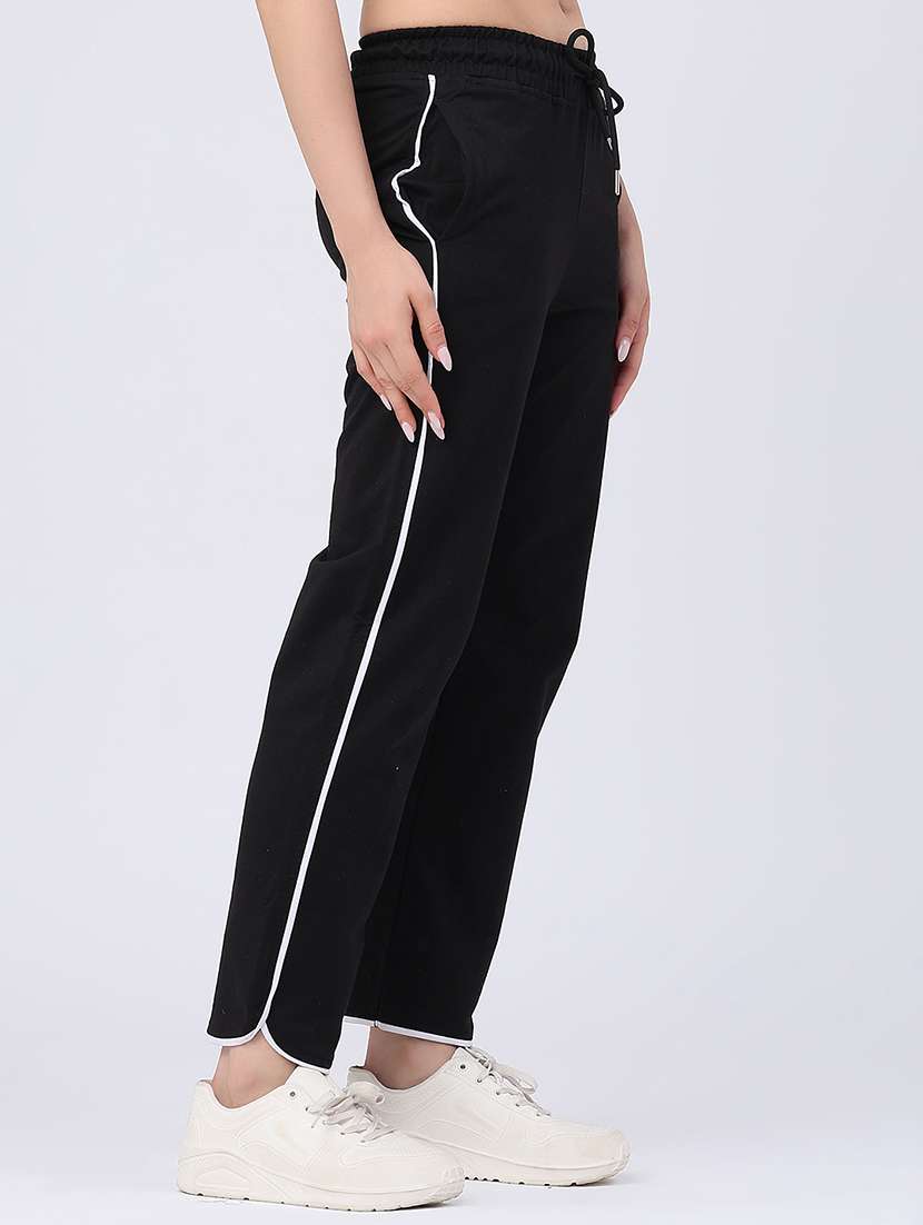 women tapered mid rise track pant - 22359322 -  Standard Image - 3