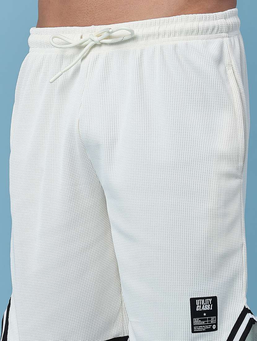 Men Solid Round Neck T-shirt And Shorts Co-ord Set - 22359328 -  Standard Image - 5
