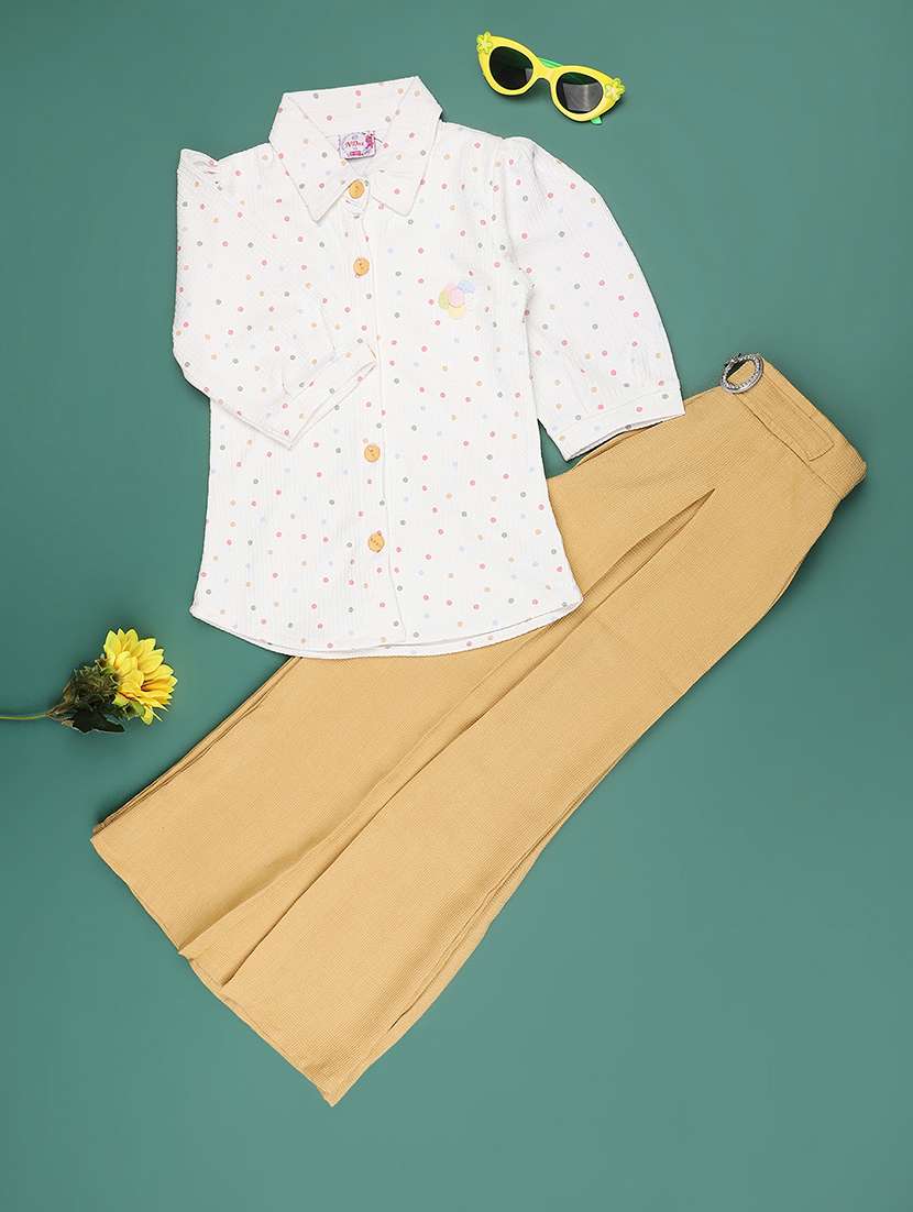 gold polyester twin sets & jump suit