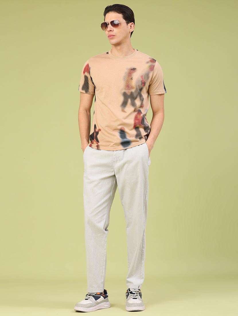 men printed short sleeve regular fit t-shirt - 22359997 -  Standard Image - 3