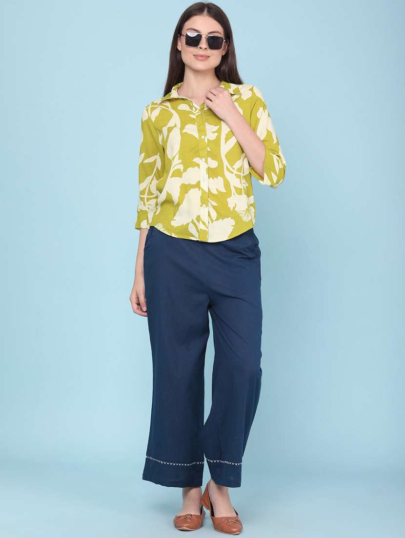 women printed collared regular shirt - 22360003 -  Standard Image - 5