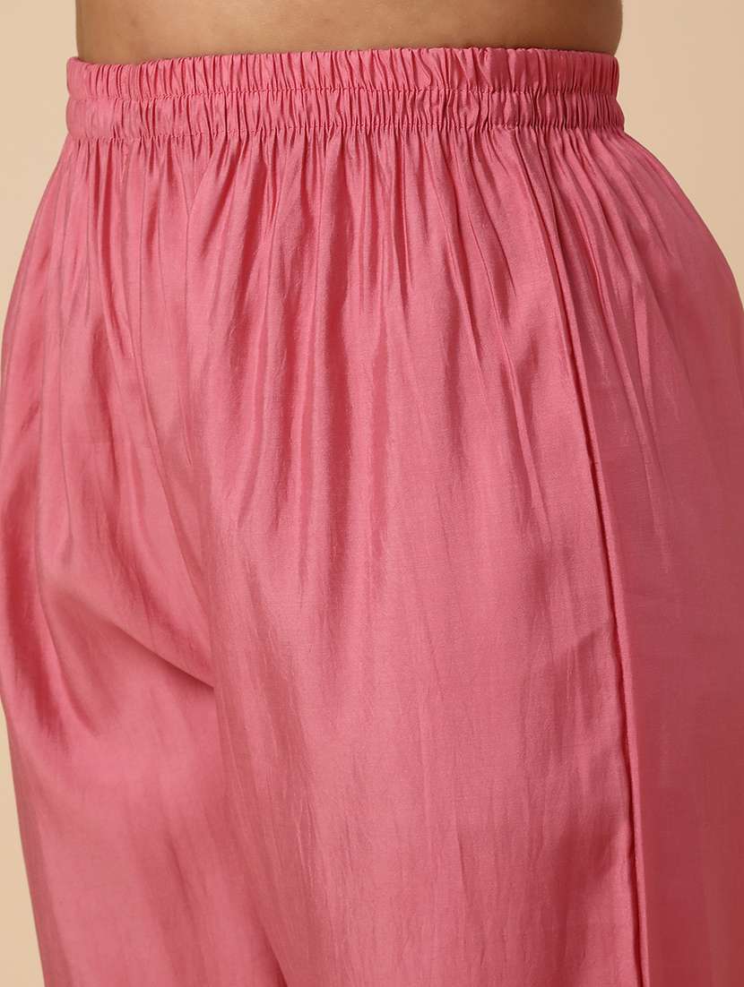 pink cotton kurta pant  set - 22360202 -  Standard Image - 5