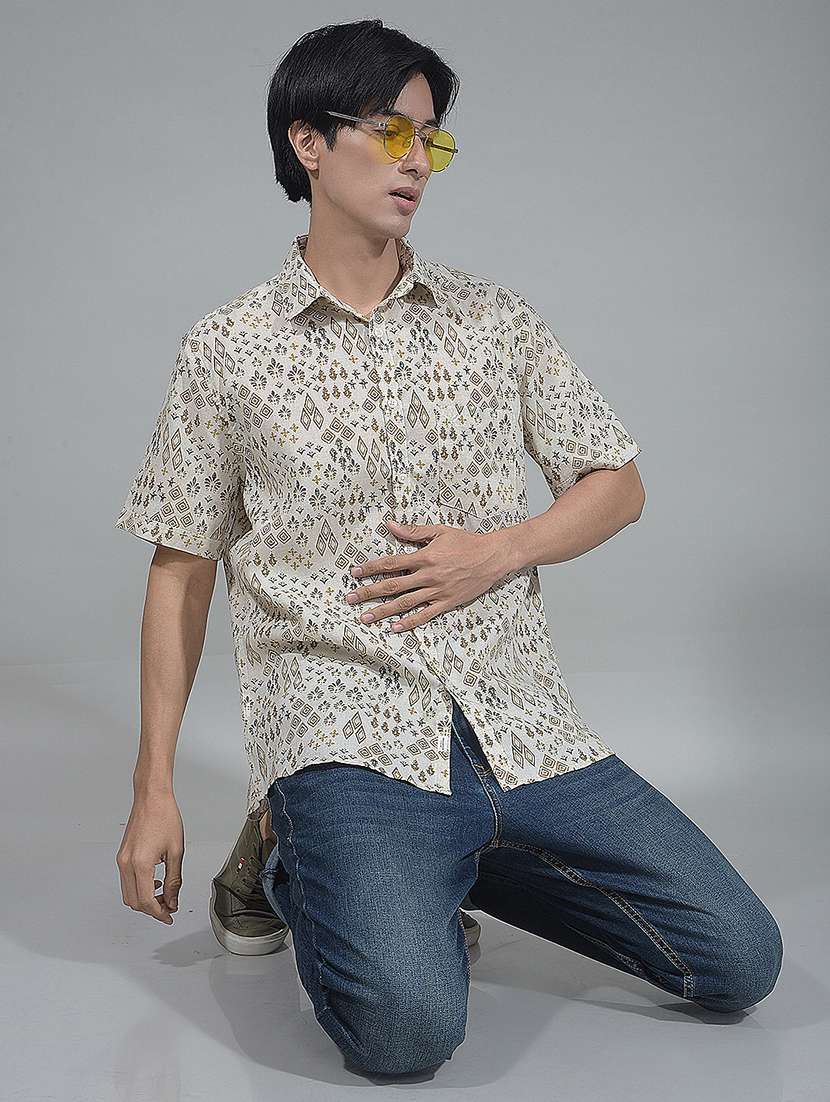 Men Washed Mid Rise Full Length Jeans - 22360347 -  Standard Image - 5