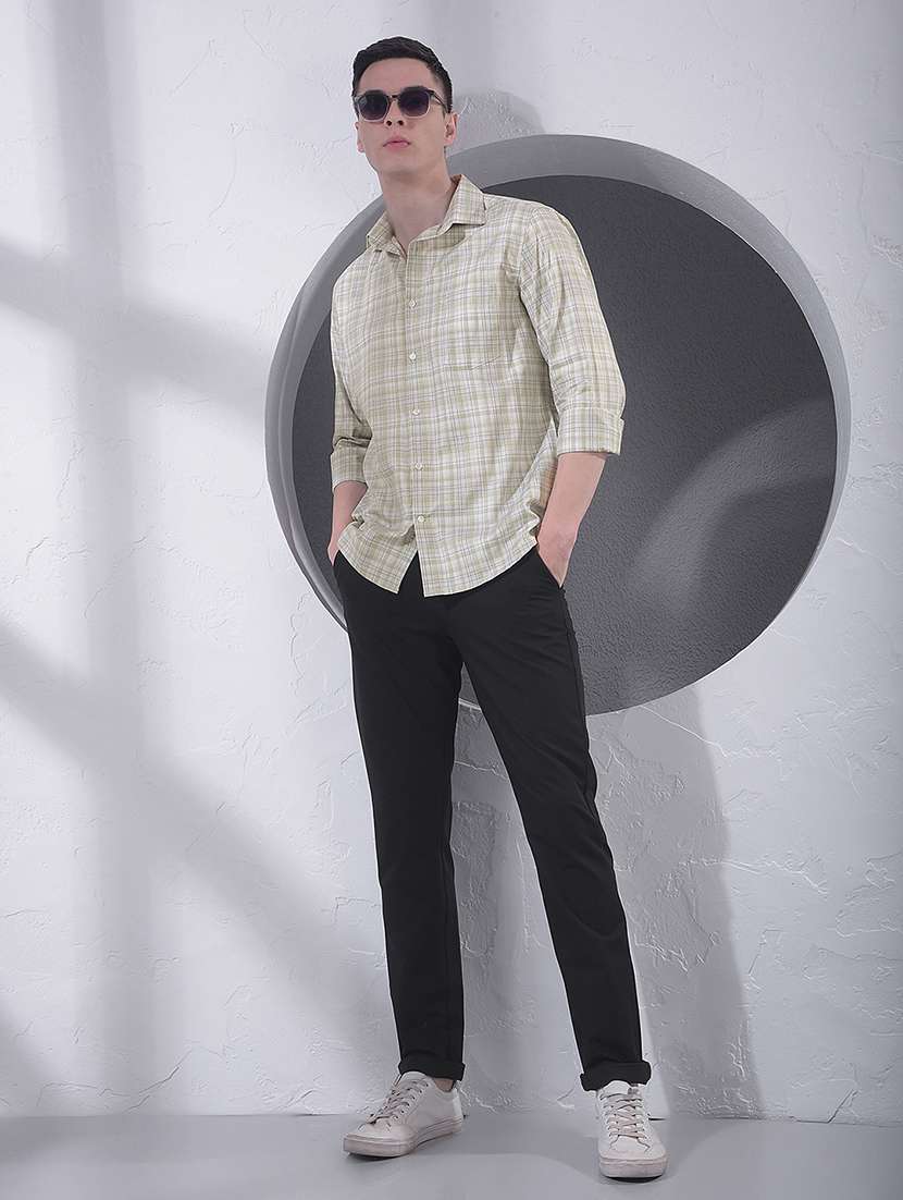 men checkered long sleeve regular fit casual shirt - 22360479 -  Standard Image - 5