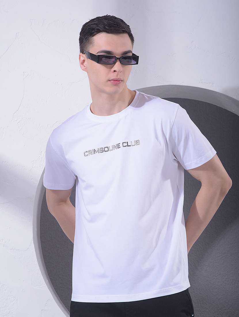 men printed short sleeve t-shirt