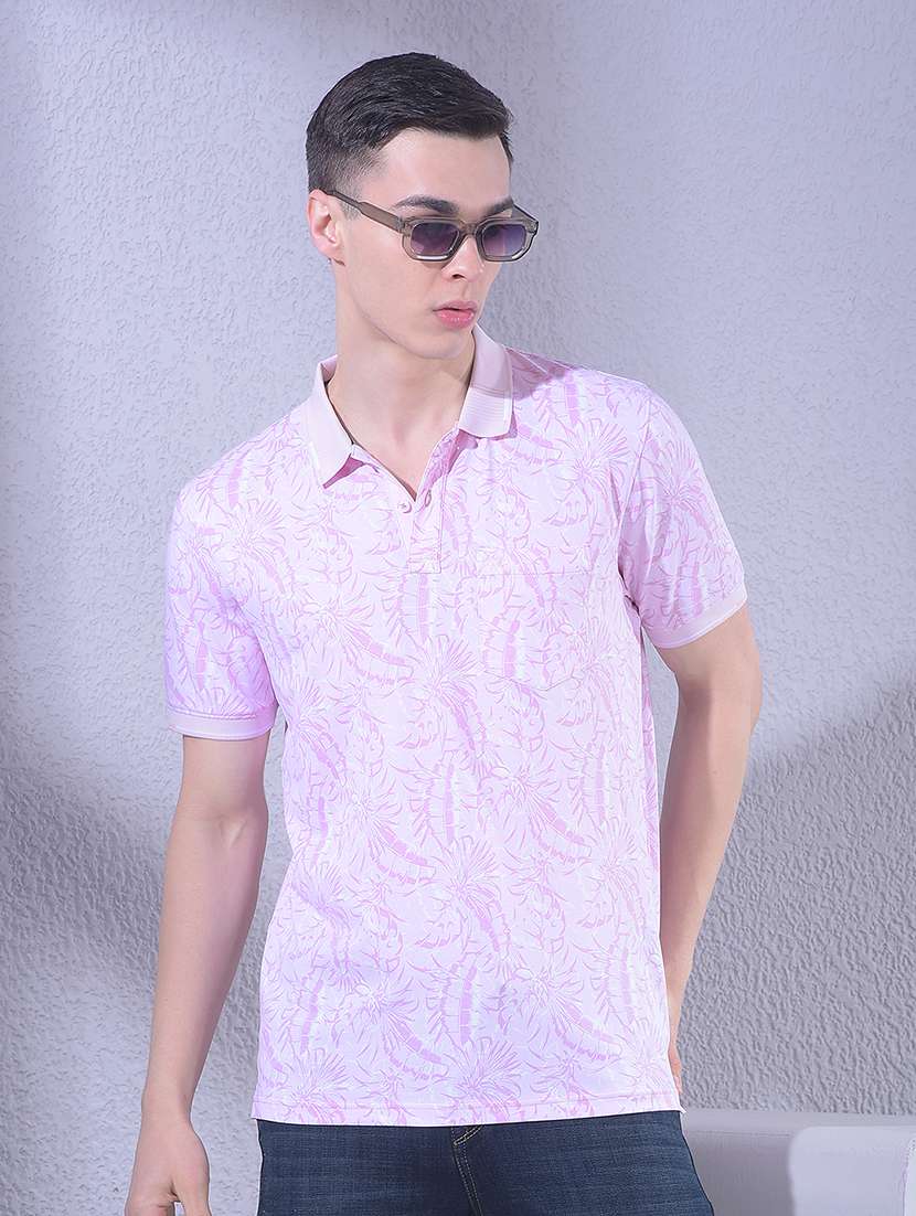 men printed short sleeve t-shirt