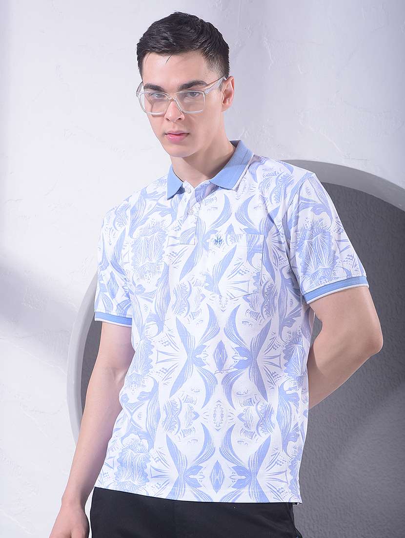 men printed short sleeve t-shirt