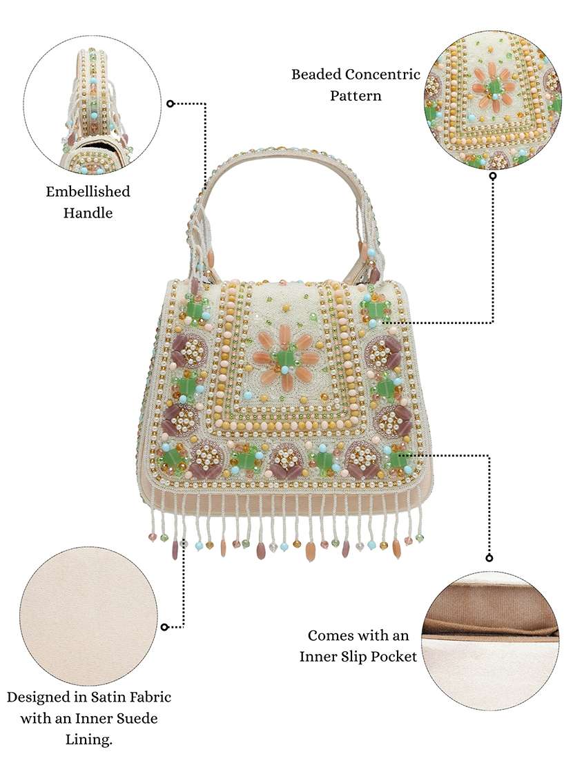 Women Embellished Clutch - 22360666 -  Standard Image - 5