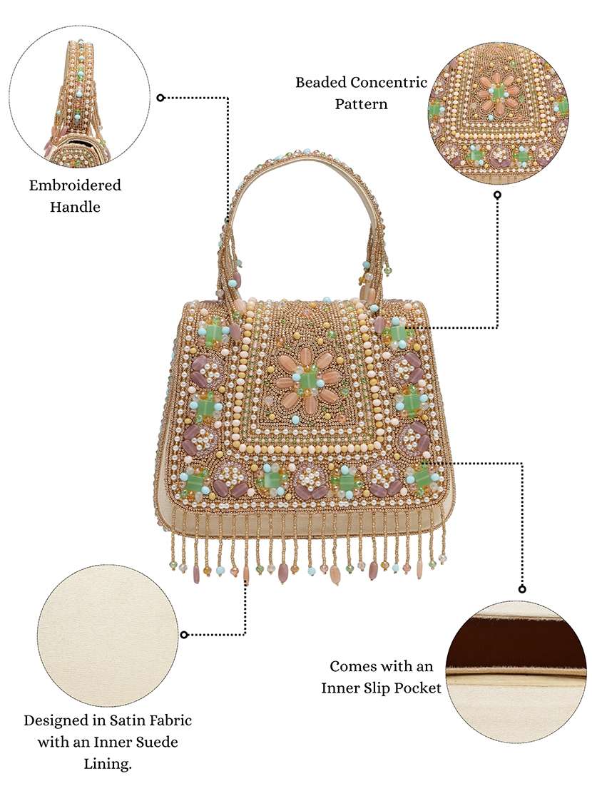 Women Embellished Clutch - 22360667 -  Standard Image - 5