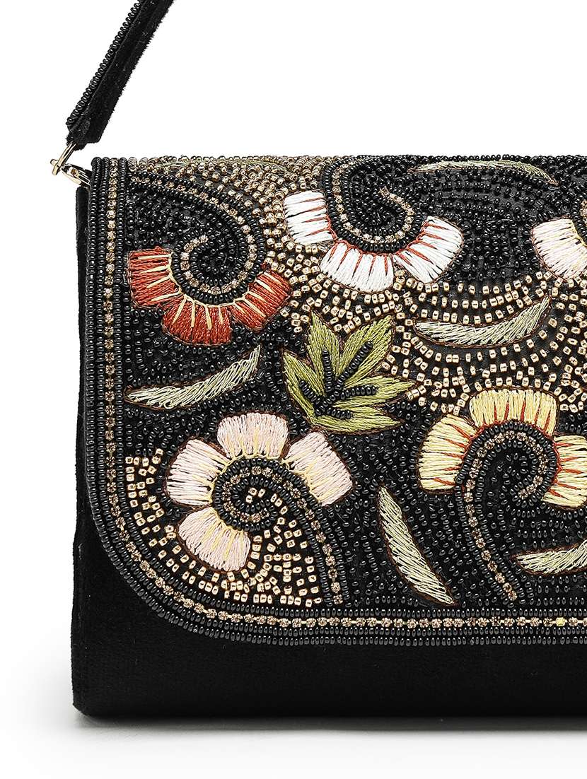 women embellished clutch with strap - 22360668 -  Standard Image - 3