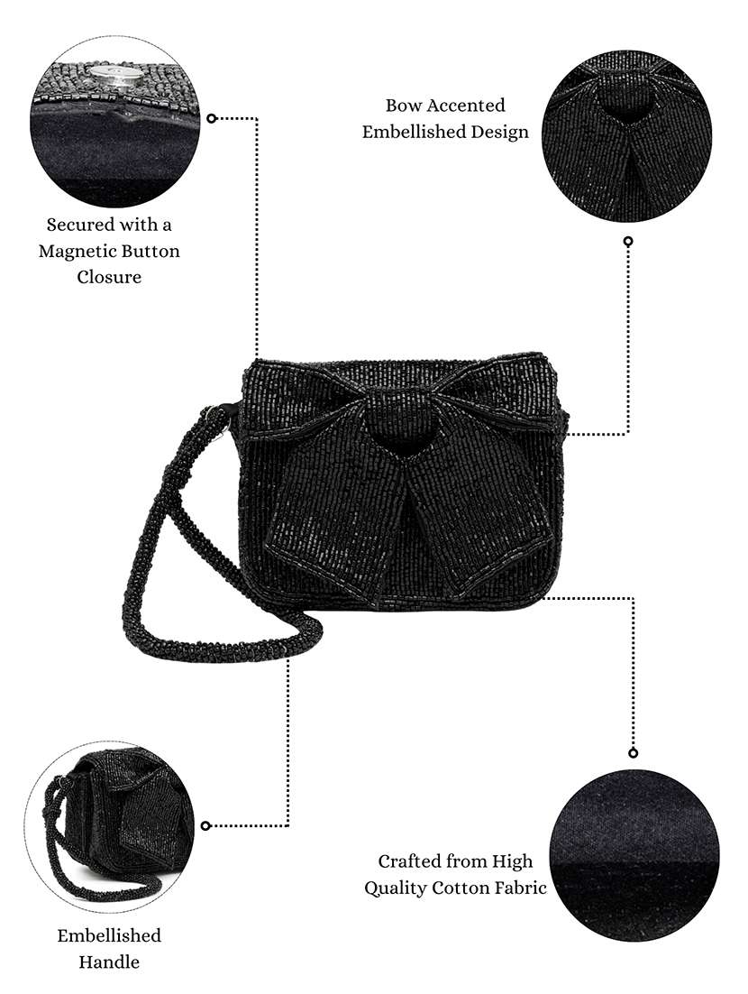 women embellished clutch with strap - 22360672 -  Standard Image - 5