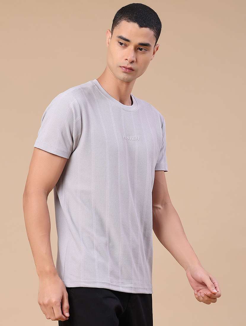 men self design short sleeve regular fit t-shirt - 22361305 -  Standard Image - 3