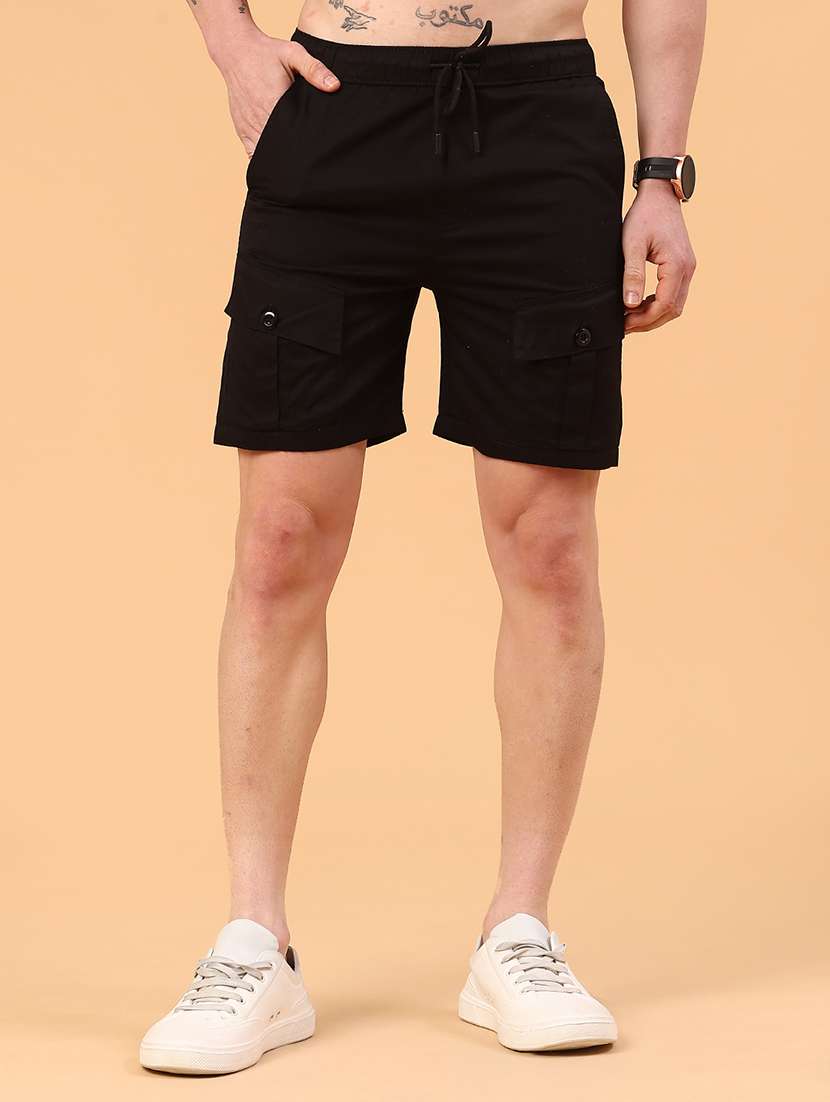 black cotton  short